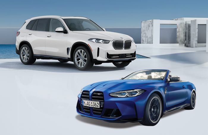 image of BMW X5 and BMW M4.