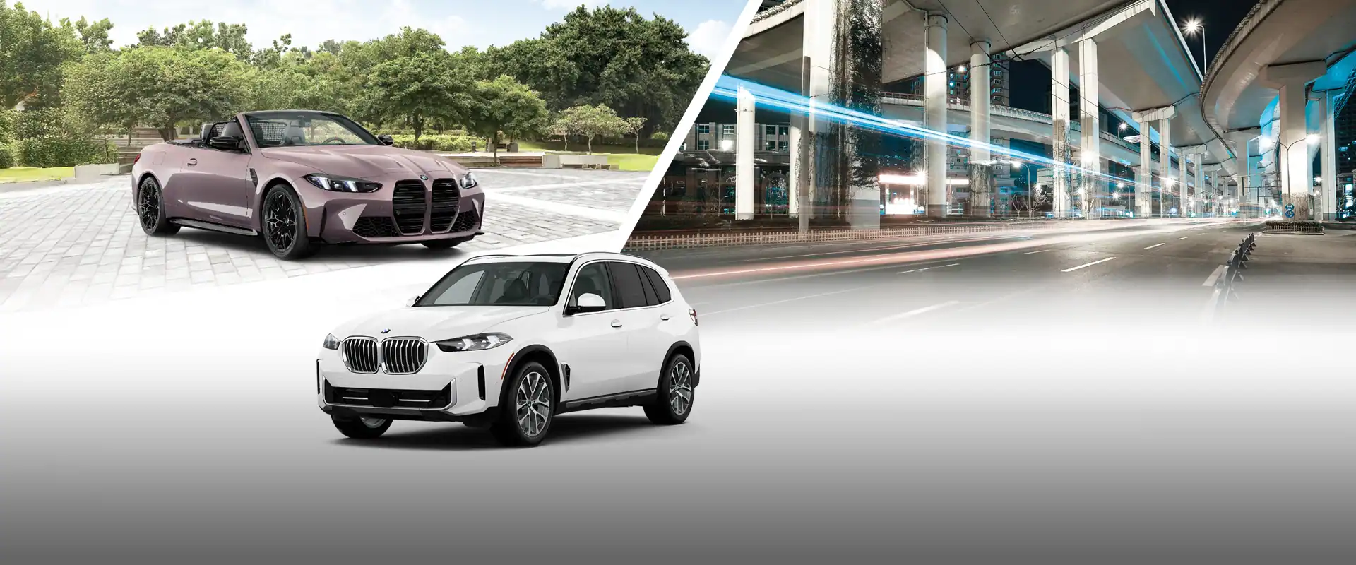  Image of a BMW X5 and a BMW M440i, suggesting the prize is your choice of either car.