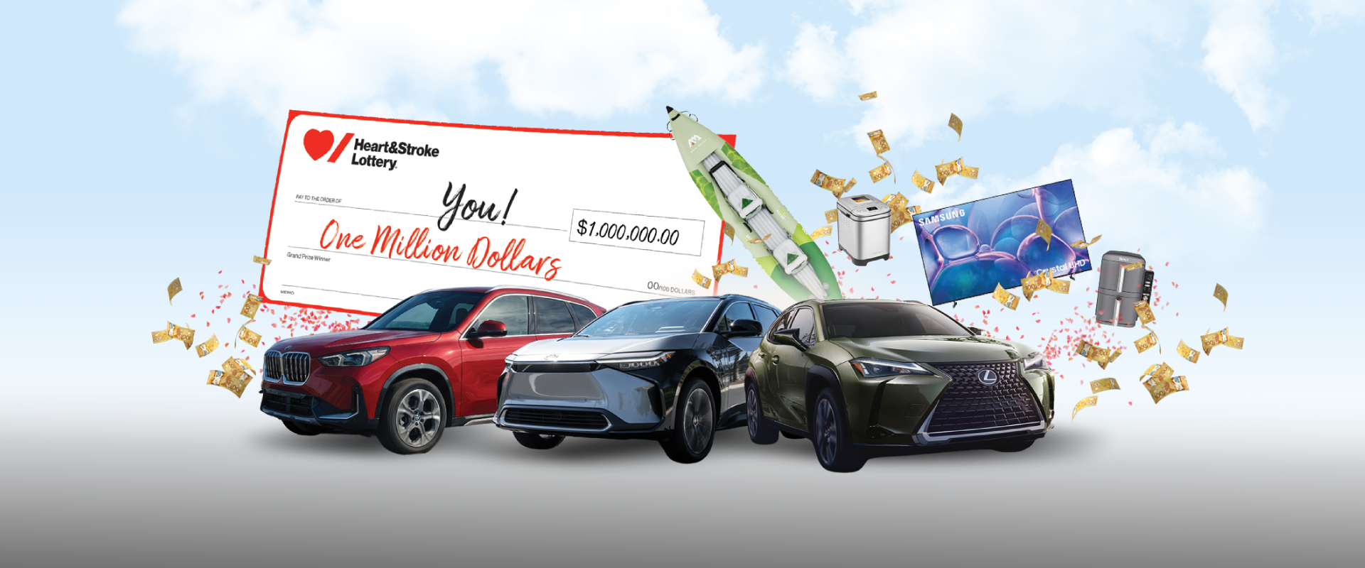 Some prizes to be awarded in the Heart & Stroke Spring 2026 Lottery 