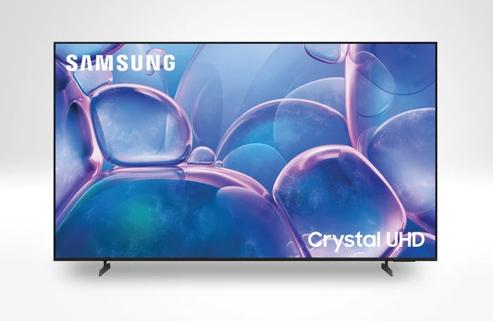 Showcasing the Samsung 65” TV.