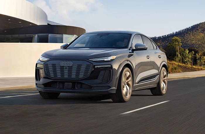 An Audi Q6 Sportback e-tron 