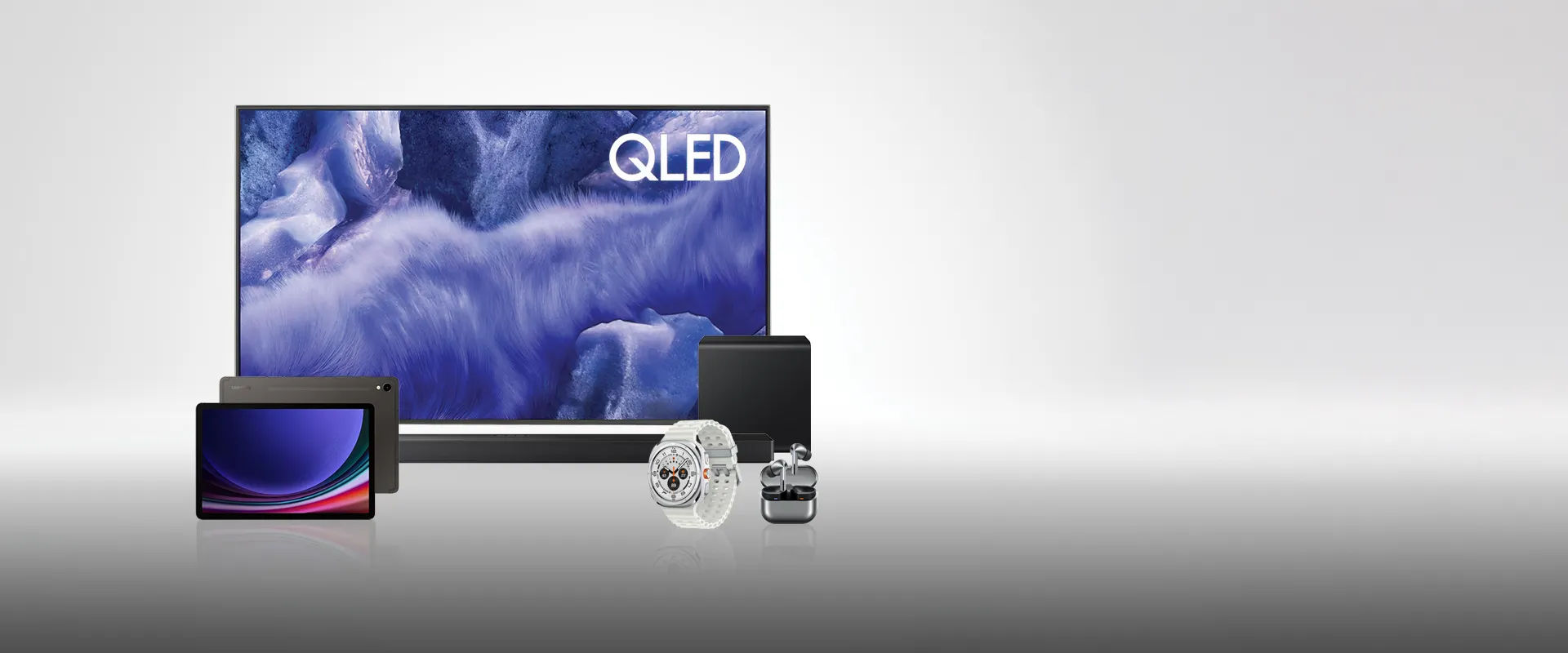 Image of the Samsung gadgets in the Loyalty Prize packages. 